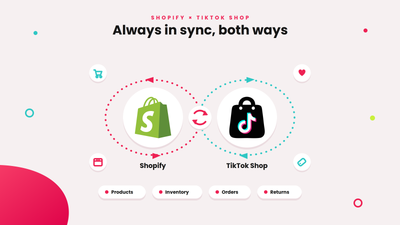 Run TikTok Shop from Shopify